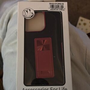 Red Phone Case with Kickstand